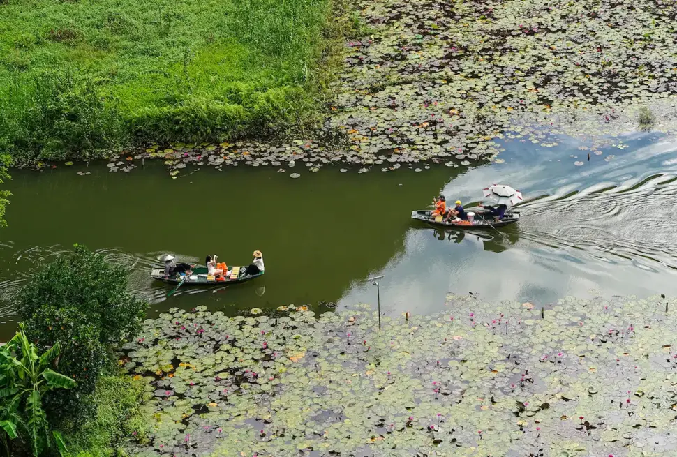 Best places to visit in Ninh Binh featuring a scenic boat ride