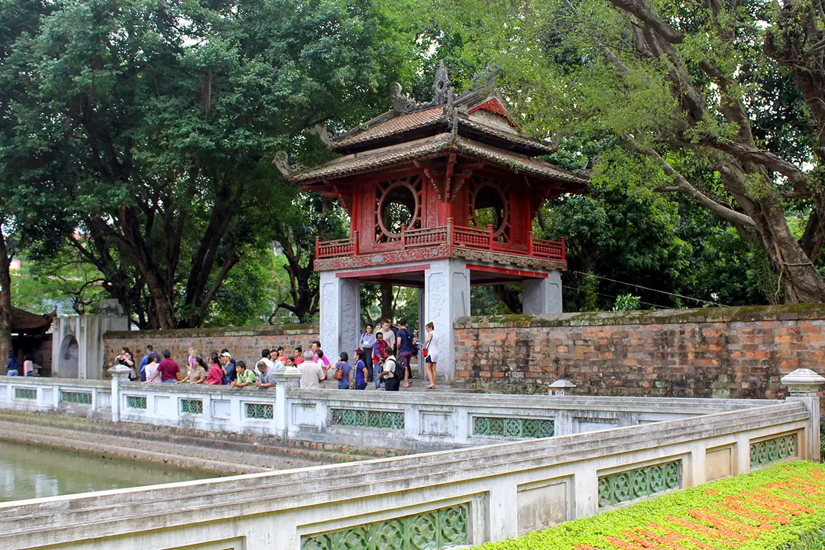 Khue Van Cac pavilion at Hanoi's historic Temple of Literature